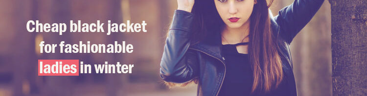 Cheap Black Jacket Ladies