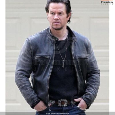 Mark Wahlberg Leather Jacket in Daddy’s Home Film