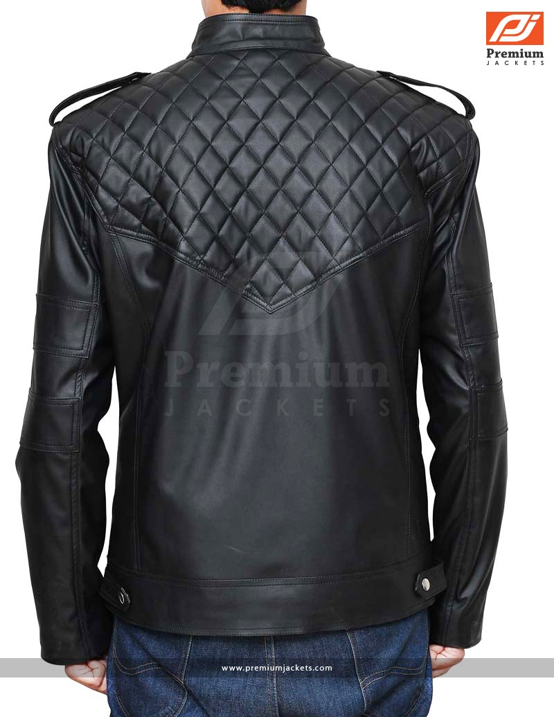 Batman Leather Jacket of Dark Knight Stitched Well