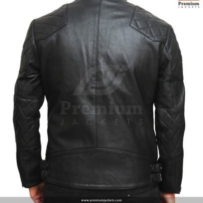 David Beckham Leather Jacket in Great Bomber Style
