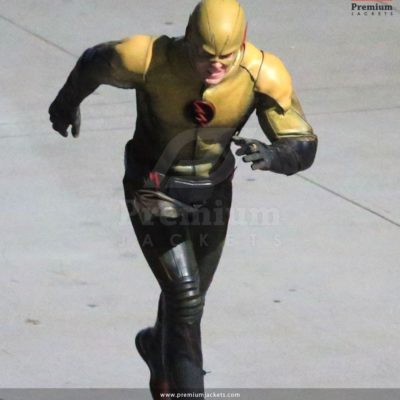 Reverse Flash Leather Jacket with Fine Quality for Sale